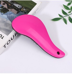 Amazon cross-border comb plastic smooth hair without knots massage comb cute portable scalp soft teeth hair comb
