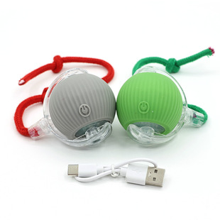 Cross-border intelligent boredom relief electric cat toy automatic cat ball boredom relief cat toy cat sound automatic avoidance