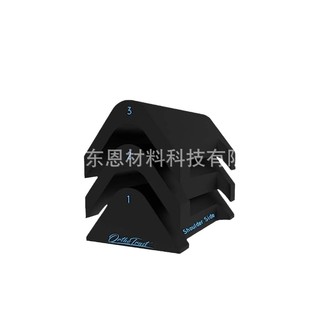 Factory direct cross-border explosions EVA three-layer detachable adjustable height cervical traction pillow shoulder massager
