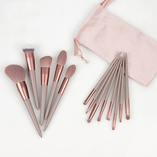 Four Seasons green makeup brush 13 PCs suit super soft quick-drying hair blush eye shadow brush Cangzhou beauty tools suit