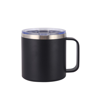 Новый стиль 304 из нержавеющей стали чашка 12oz с ручкой портативная чашка воды для дома офис минималистский кофе чашка оптом