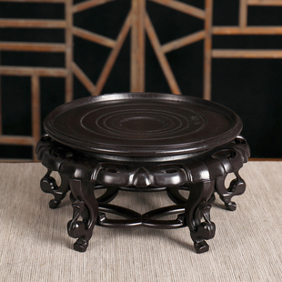 Ornaments Base Fish Tank Flower Pot Shelf Vase Buddha Statue Antique Wine Altar Stone Accessories Resin Base Waterproof High Foot
