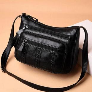 2023 new fashion elegant middle-aged women's bag mother bag multi-layer all-match mother-in-law bag messenger bag shoulder messenger bag