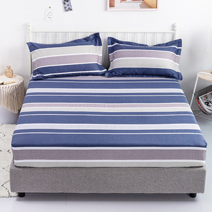 Fresh Flower cotton bedspread single 1.2 m mattress protective cover 1.5 Simmons cover 1.8m pure cotton bedspread