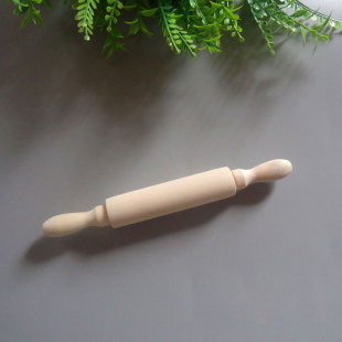 Mini real cooking kitchen play house children real cooking edible small stove with roller wooden children's activity rolling pin