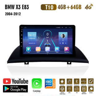 Suitable for BMW X3 E83 04-12 Android central control GPS car navigation/smart bluetooth carplay