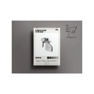 Pop rap music album cover rock poster factory wholesale high-definition inkjet poster cross-border e-commerce Temu
