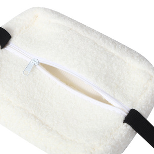 Comfortable lambswool tissue box car chair back sun visor car tissue pumping large capacity car tissue bag cover