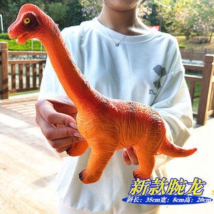 Oversized Dinosaur Tyrannosaurus Rex Voice Children Simulation Animal Dinosaur World Model Soft Glue Triceratops Toy