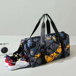 Fitness Bag Yoga Mat Sports Gym Bag Women's Wet Separation Training Special Large Capacity Portable Crossbody Fitness Bag
