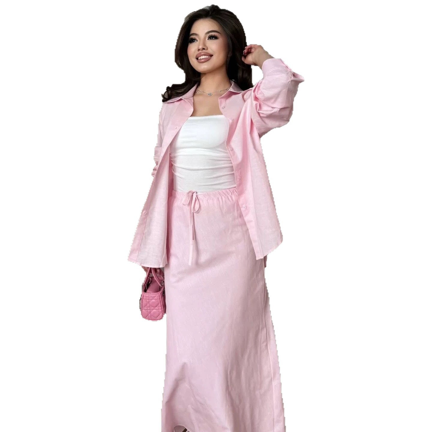 2026 yangi kofta va etagi to'plami ayollar uchun, bahor-kuziga mos