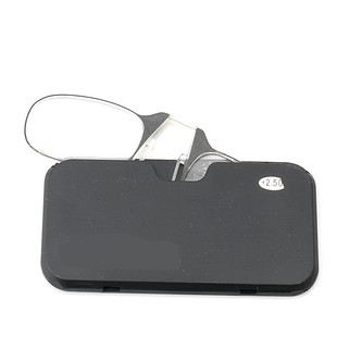 Cross-border new fashion clip nose reading glasses ultra light convenient mobile phone reading glasses HD reading mirror retro in stock