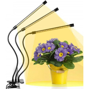 Cross-Border Led Clip Plant Lamp Two-Head Succulent Plant Growth Lamp USB Timed Dimming Full Spectrum Growth Lamp