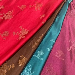 Factory Direct Sales High-precision 75cm Natural Chrysanthemum Brocade Jacquard Vest New Chinoiserie Clothing Cheongsam Fabric