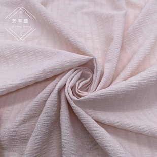 Encrypted Jacquard Slip Pleated Bubble Stretch Spring and Summer New dress Shirt Short Skirt Children's Wear Women's Fashion Noodles