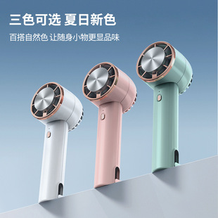 2024 Cross-border New Cold Compress Fan Semiconductor Refrigeration Mountaineering Buckle Portable Portable Mini Fan Cross-border