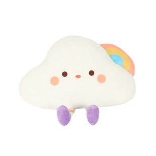 Car winter plush cushion cute cloud warm car seat cushion car universal winter plush cushion