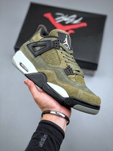 Putian Shoes Company Уровень трансграничной AJ4 Большой парижский серый кролик черный кот электрическая мама желтая электрическая посеребренная Джо 4 мужская и женская спортивная корзина