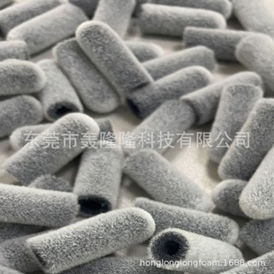 Factory hot sale special Bluetooth earphone shell cleaning pen hollow sponge flocking head impurity removal cleaning sponge head
