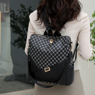 Women's backpack 2023 new large capacity presbyopic fashion all-match women's bag lightweight casual travel small backpack