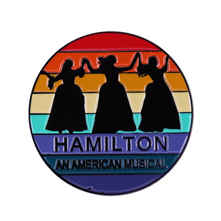 Брошь Hamilton-Skyler Sisters Бродвейский музыкальный значок вдохновения Феминистская булавка