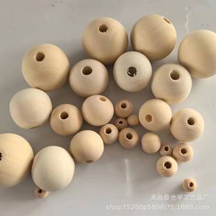 Log Color Lotus Wood Round Beads Loose Beads 8-50mm Handmade Beads in Stock Factory Direct Delivery