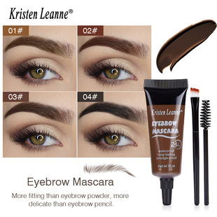 EYEBROW cross-border Amazon hot eyebrow gel 24 hours waterproof non-blooming styling lasting liquid eyebrow cream