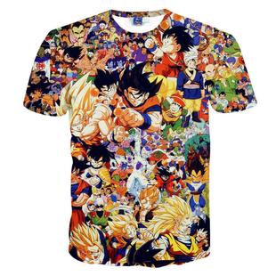 Трансграничная новая футболка Dragon Ball с коротким рукавом