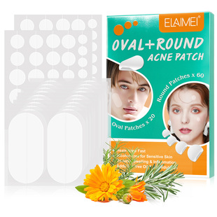 ELAIMEI star acne patch peach heart color multi-shape acne patch portable invisible transparent acne patch