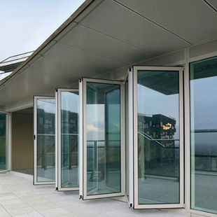 Alvi doors and windows set up living room broken bridge aluminum alloy glass sliding door balcony bathroom partition hanging rail folding door