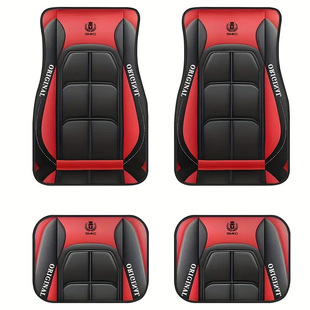 TEMU cross-border hot-selling American pattern car universal dirt-resistant wear-resistant easy-to-care mat four-piece set labeling generation