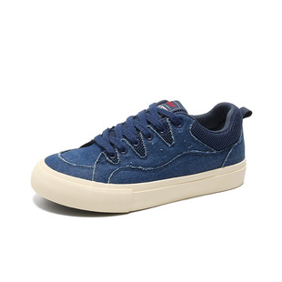 VASIBAEN men's shoes black canvas shoes national fashion brand shoes 2024 new spring and autumn fashion shoes casual board shoes