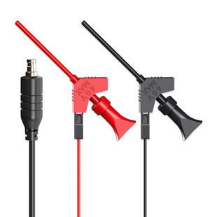 CleqeeMCX turn test hook test line DuPont head with red and black opening 2mm test hook
