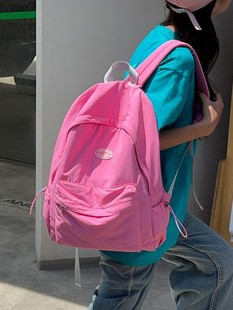 Новая корейская версия Halajuku ulzzang средней школы школьная сумка сплошной цвет ins свежий дикий простой рюкзак