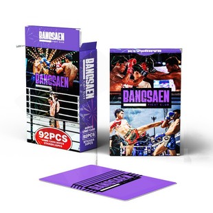 Спотовые 92 карты Bangsaen Fight Club Таиланд Бокс периферийные фото карты двухсторонняя карта LOMO