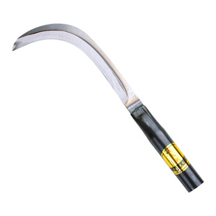 Willow sickle steel short handle narrow fan sickle harvesting weeding knife outdoor garden hardware tools pruning Agricultural