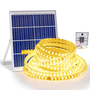 Solar Light with Outdoor Waterproof Light String Courtyard Decorative Atmosphere Soft Strip Light Balcony Greening Bieye LED Light Belt