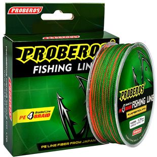 PRO BEROS 4 Braided 100m Powerful Horse Thread Multicolored Braided Thread PE Thread 0.3 # -10 # Green Label