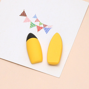 Cute cartoon rabbit Pikachu ear resin patch diy handmade jewelry hairpin phone case accessories material