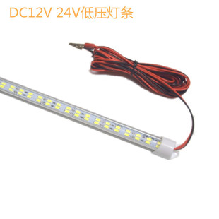 Двухрядный подсветка 5730 Жесткая световая лента DC12V наполая лампа с батареей 24V ночной рынок