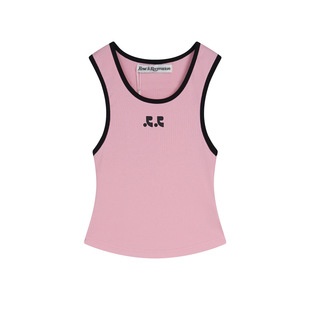 South Korea Fashion Brand restandrecreation Camisole Women's Slim-fit Spice Girl Outer Wear RR Top Summer