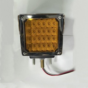 Cross-border truck truck 60LED square with hat brim double-sided lamp (new) lighting lamp voltage 10-30V