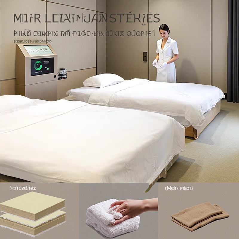 Disposable Four-Piece Quilt Cover, Bed Sheets, Pillowcase, Dirty Quilt Cover, Hotel Three-Piece Set, Bed Cover, Hotel Supplies Wholesale