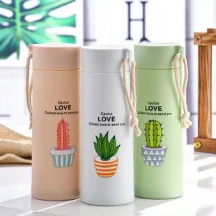 Business Fleshy Plastic Shell Business Glass Opening Promotional Pushing Gift Water Cup Advertising logo Glass Water Cup