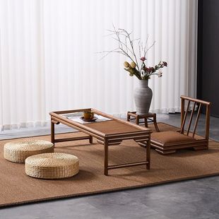 Household Small Zen Tea Table Tatami Tea Table Vintage Low Table Balcony Table Small Coffee Table Bamboo Upper Grade Tea Table