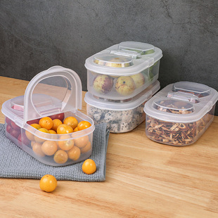 NAKAYA Japan imported semi-open sealed crisper storage box lid multi-grain millet dry goods storage box