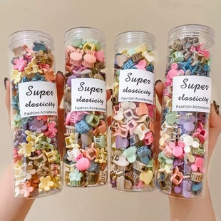 Explosive Canned Color Candy Small Grab Clip Mini small size Broken Hairpin Front Bangs Side Clip Broken Hairpin Wholesale