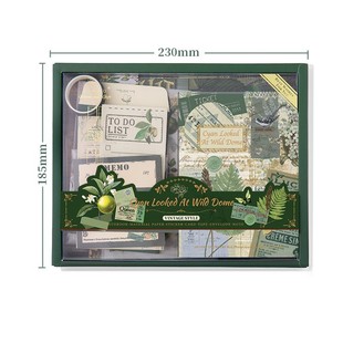 Warm Gift Creative Journal Gift Box Retro Literary Girly Material Stationery Set Student Souvenir Cross-Border Exclusive Sale