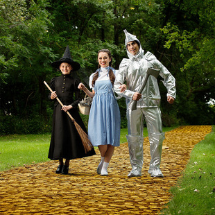 The Wizard of Oz Halloween Stage Show Children Black Witch cosplay Witch Play Parent-Child Costume