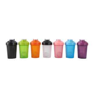 Cross-border direct supply 400ml plastic sports water Cup scale buckle cover direct drink cup convenient fitness protein powder shake Cup